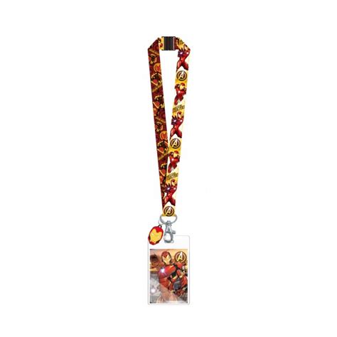 Buy Lanyard - Marvel - Iron Man wSoft Touch Dangle New 69032 Online at ...