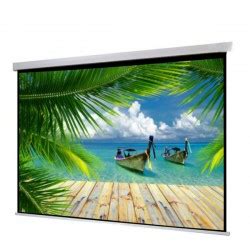 Liberty Show MantoMotorized 120" (16:9) with Matte White Fabric & RF ...