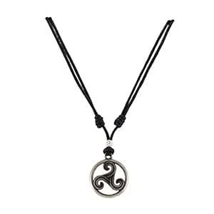 Buy BlueRica Triskelion Celtic Symbol (Trinity, Eternity) Pendant on ...