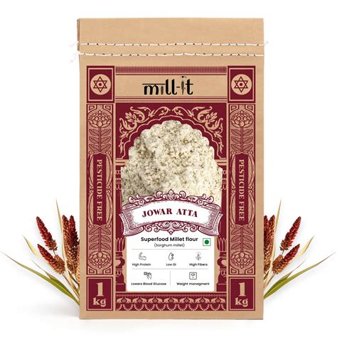 Milled on Order: Jowar Atta 10kg | Milled Freshly Milled Within 24 ...