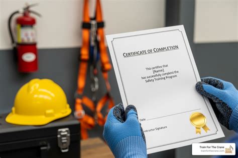 Fall arrest training certificate: Secure Safety 2025