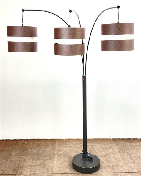 Lot - Modern Style 3-light Arch Floor Lamp