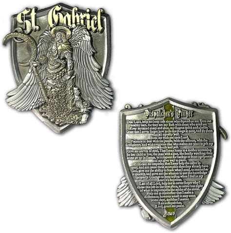 Stay Frosty Enterprises St Gabriel Patron of Police Dispatchers Thin ...