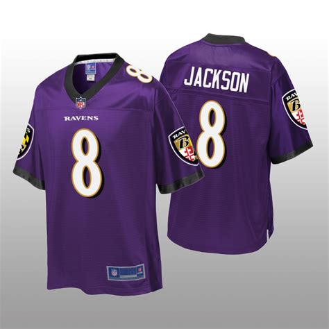 Baltimore Ravens #8 Purple Lamar Jackson Pro Line Jersey – Youth ...