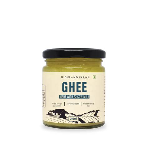 Buy A2 Cow Ghee Online | 100% Pure & Natura - Highland Farms