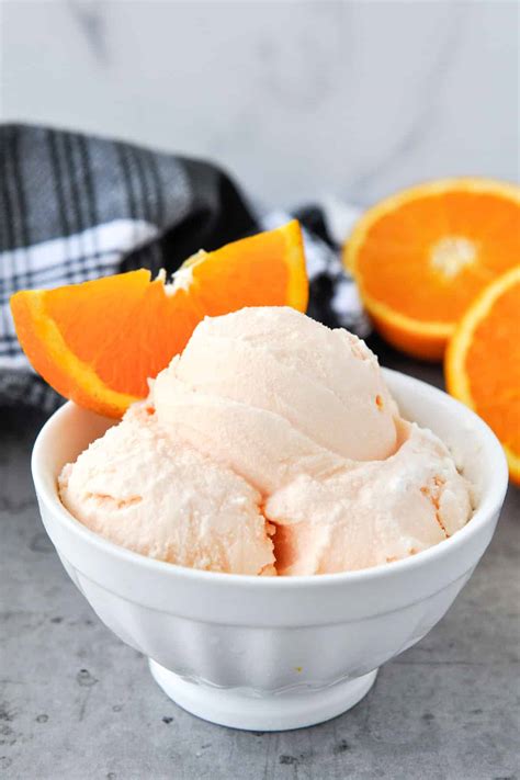 Orange Creamsicle Ice Cream Recipe - Home Cooked Harvest