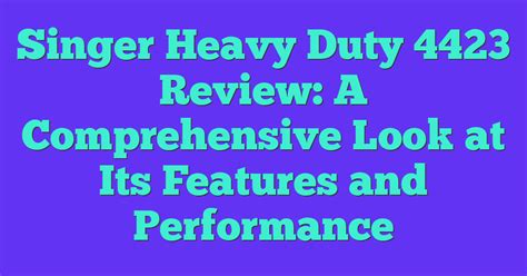 Singer 4423 Problems 的图像结果