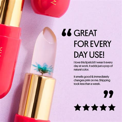 Winky Lux Flower Balm - pH Color Changing Lipstick India | Ubuy
