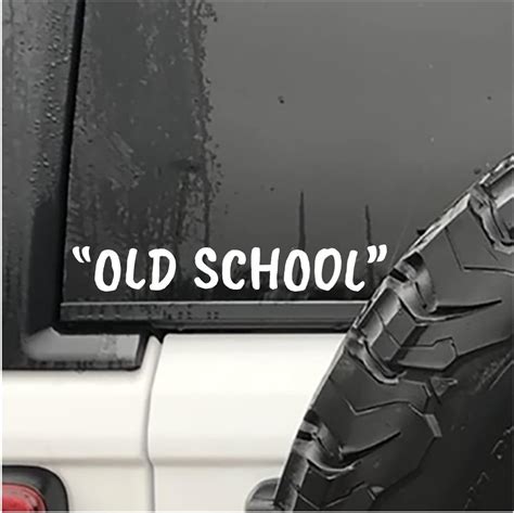 Buy Old School Decal CAR Truck Window Bumper Sticker Boost V8 Low Euro ...