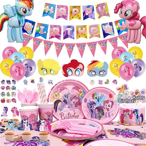 Buy My Little Pony Party Supplies,165pcs My Little Pony Party ...