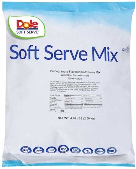 Dole Pomegranate Flavored Soft Serve Mix, 4.4 Pound - Walmart.com