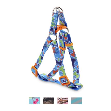 Vibrant Life Patterned Reflective Step-In Dog Harness, 14-20 in ...