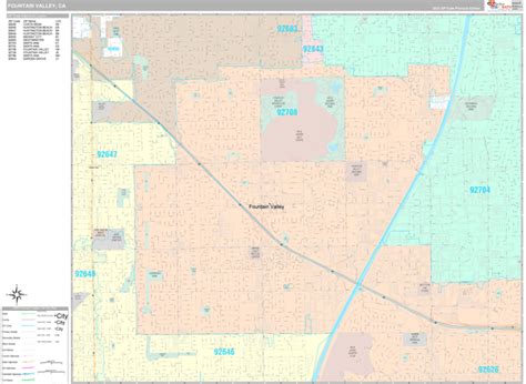 Maps of Fountain Valley California - marketmaps.com
