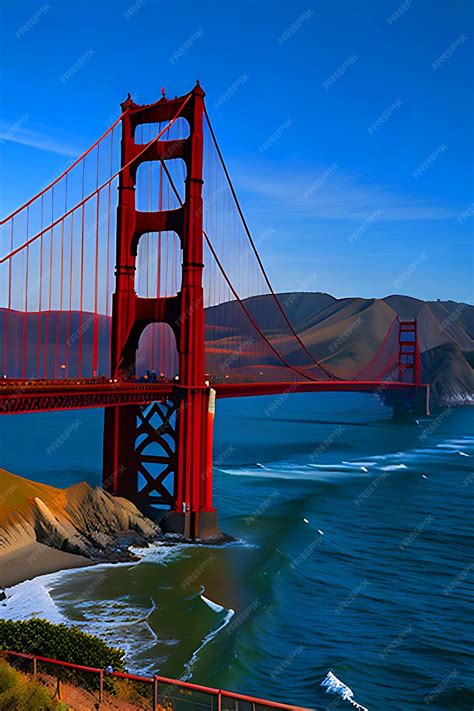 Premium Photo | Golden Gate Bridge night view California