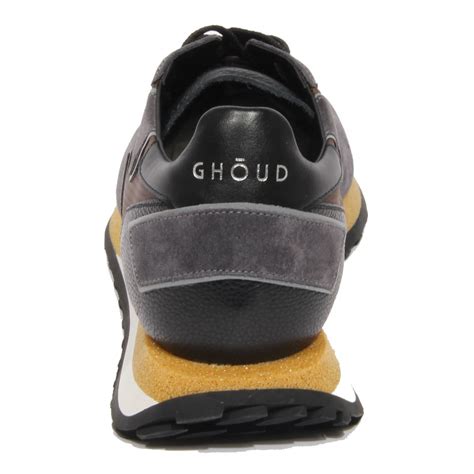 G3144 sneaker uomo GHOUD RASH grey/brown suede/fabric shoe men