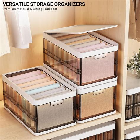 Easy-fold Stackable Plastic Storage Cupboard