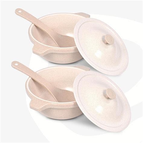 Eha Earth Friendly Serving Bowls with Lid | Microwave Safe | Made with ...