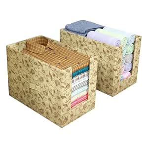 Kuber Industries Metalic Print Shirt Organizer for Wardrobe|Foldable ...