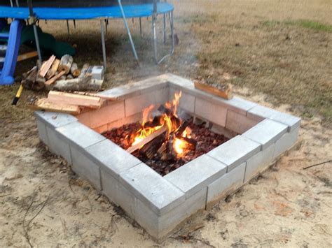 Cinder Block Fire Pit