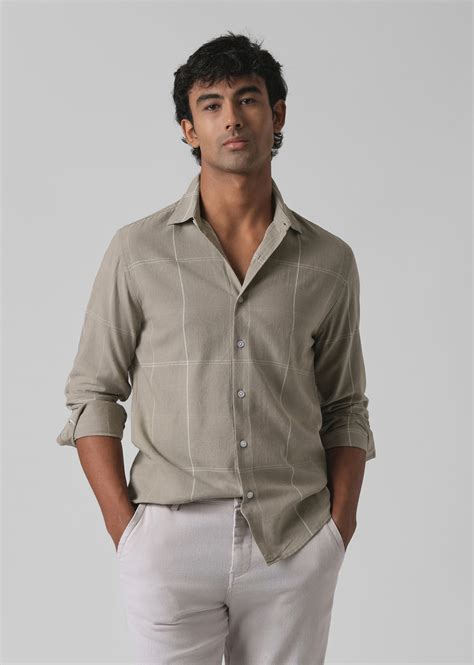 Buy Linen Shirts For Men| Banana Club