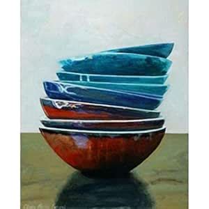 Buyartforless Balance of The Bowls III by Claire Pavlik Purgus 16x20 ...