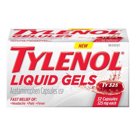 Tylenol Liquid Gels 325MG 32 - Young's Pharmacy & Homecare