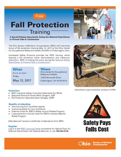 Image result for Free OSHA Fall Protection Training