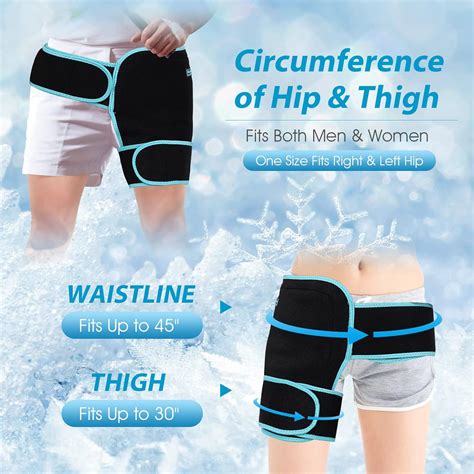 Buy Hip Brace with Hot Cold Pack for Injuries Reusable, Hip Ice Pack ...
