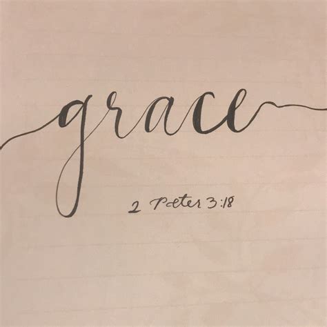Grace Tattoo in Cursive Writing