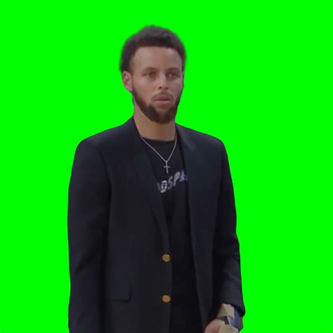 Stephen Curry stare NBA meme (Green Screen) – CreatorSet
