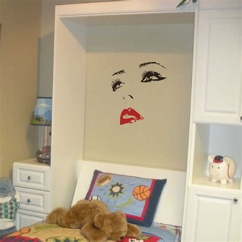 Girl Face Wall Sticker – WallDesign