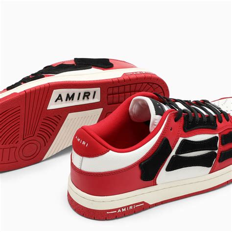 AMIRI Skel red/white/black sneakers | TheDoubleF