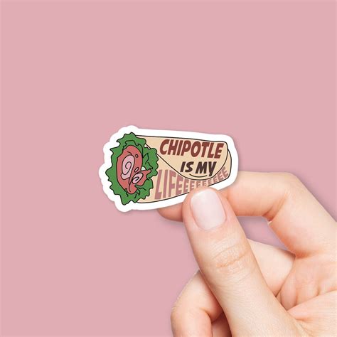 Chipotle is My Life Vine Quote Sticker - Etsy