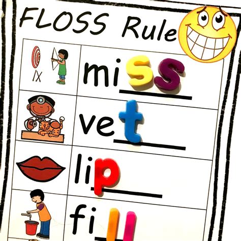 Floss Rule Worksheets - Printable Word Searches