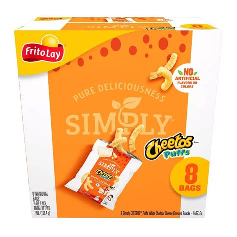 Buy Cheetos Simply White Cheddar Puffs - 8ct Online at Lowest Price in ...