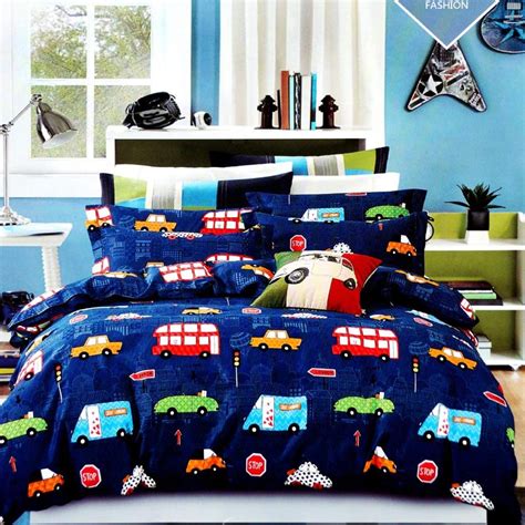 Buy VJK FAB King Size Kids Bedsheet Car/Truck Cartoon Design with All ...