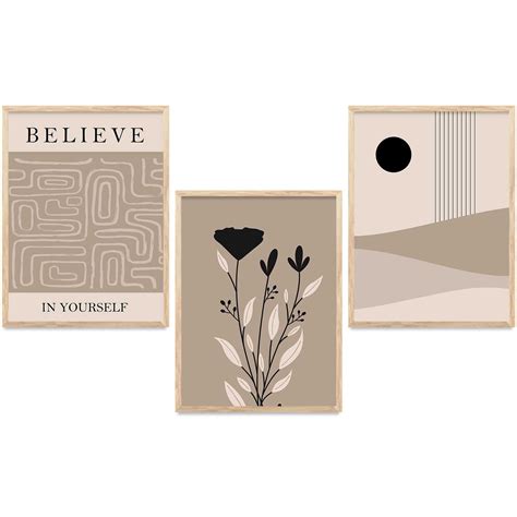 Boho Wall Art Paintings for Living Room - Wall Poster With frames – Kotart