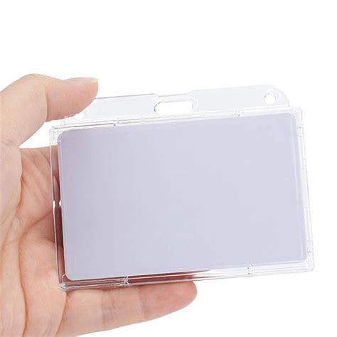 Buy Disgod Finger Press Push Slot Staff Pass Access Card Cover ID Name ...