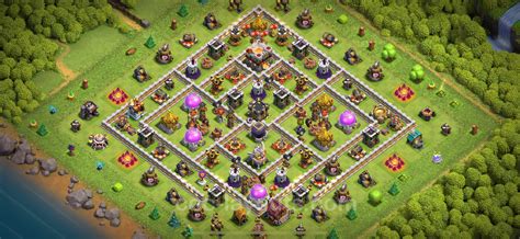 Farming Base TH11 with Link, Anti 3 Stars - Clash of Clans - Town Hall ...