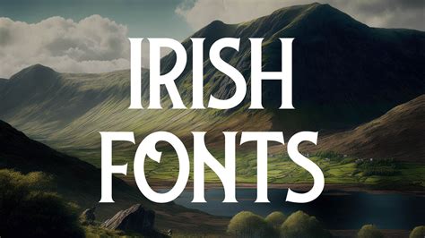 Irish Font Generator - Celtic Letters Font