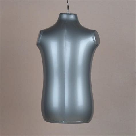 Buy THE WHITE SHOP Inflatable Mannequin Half Body with Arms Torso Shirt ...