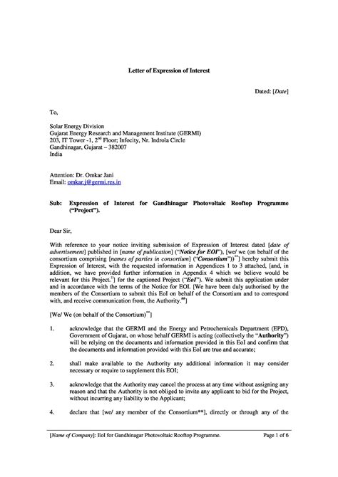 30+ Amazing Letter of Interest Samples & Templates