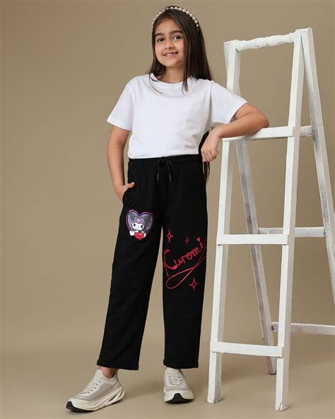 Hello Kitty Printed Straight Joggers For Girls – Kidsville