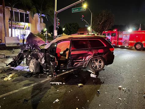 Two-Car Crash In Santa Ana Sends 5 People To Trauma Center Sunday ...