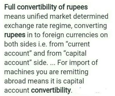 Full convertibility of a rupee means ? - Brainly.in