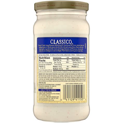 Classico Light Alfredo Sauce Review | Shelly Lighting