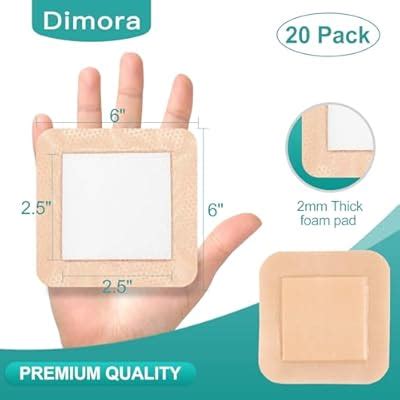 Dimora Silicone Foam Dressing with Border Adhesive India | Ubuy