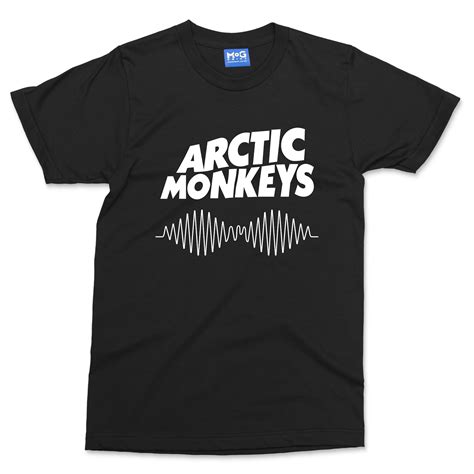 Retro Arctic Monkey Logo T-shirt Rock Band Music Festival Concert Gift ...