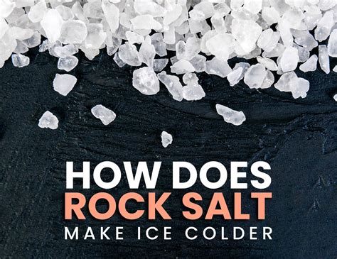 How Does Rock Salt Make Ice Colder? | 786 Enterprises