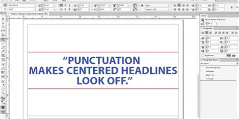 Example of Alignment Symmetrical InDesign 的图像结果